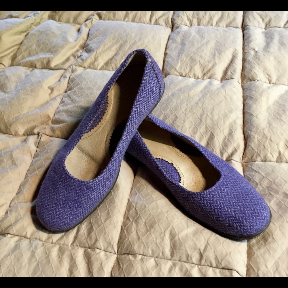 🔷Lands’ End tweed flats🔷